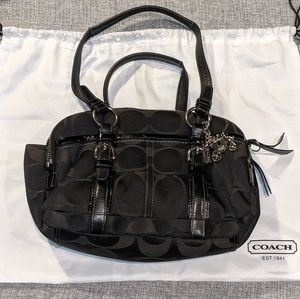 Black Coach SoHo Signature Satchel  G0871-12680